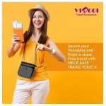 VIAGGI Travel Neck Pouch - Black